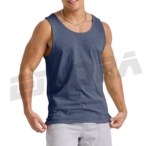 Muscle Tank Tops I Shaped chaleco sin mangas cuello redondo gimnasio camisa entrenamiento blusa Fitness Activewear Top para hombres 2025 - Product Image 5