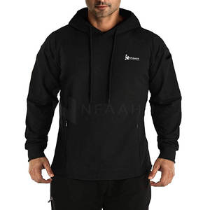 OEM al por mayor hombres gimnasio Fitness sudaderas con capucha temporada de invierno último diseño poliéster/material de algodón con cuello con capucha hecho Pakistán - Product Image 3
