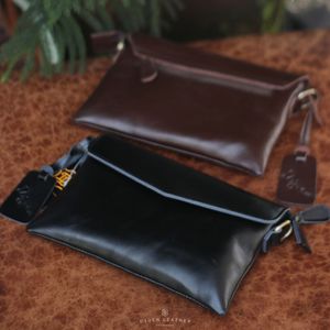 El mejor bolso de mano de cuero Premium, bandolera delgada de cuero genuino para uso diario elegante y ocasiones especiales, Indonesia - Product Image 1