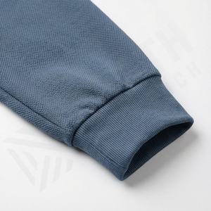 Ensemble de survêtement d'entraînement pour hommes, tissu respirant, logo personnalisé, 100% coton, léger, décontracté, vêtements de sport - Product Image 6