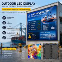 Pantalla LED a Todo Color para Exteriores TOPvision, Alto Brillo, Legible Bajo la Luz Solar, para Agencias de Publicidad, Centros Comerciales, Animación de Texto
