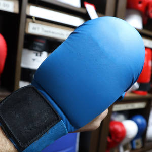 2025 Bleu Couleur Sécurité Porter Haute Qualité Nouvelle Arrivée Sport Sécurité Porter Meilleur Matériel Karaté Boxe Gants PAR AMAZING INDUSTRIES - Product Image 2