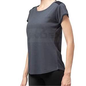 Camiseta de Algodón Lisa para Mujer, Informal, de Verano, Suave y Cómoda para Uso Diario - Product Image 3