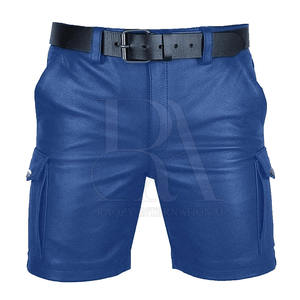 กางเกงขาสั้นหนังสำหรับผู้ชายกางเกงขาสั้นหนังแบบสั่งทำ - Product Image 1