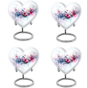 Urnes décoratives papillon-Lot de 5 (urne de 10 pouces avec urne de 3 pouces lot de 4) - Product Image 2