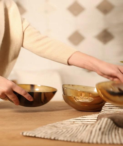 Bols en céramique polis de style européen de très haute qualité pour les fêtes, utilisation à domicile, compatibles lave-vaisselle, écologiques par F S INTERNATIONAL - Product Image 2