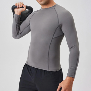 Latest Design <b>Men's</b> Rash Guard Jiu Jitsu Rashguard Long Sleeve <b>Swimming</b> Sports T-<b>Shirt</b> Compression Long Sleeve Rash Guard - Product Image 4