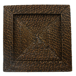 Placa de cargador de ratán Redonda al por mayor para decoración de eventos de catering hecha a mano Ajuste de mesa de hotel de restaurante ligero sostenible - Product Image 4