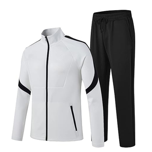 Survêtement surdimensionné personnalisé unisexe pantalon de survêtement à capuche et sweat à capuche pour hommes en motif solide pour la saison de printemps - Product Image 3