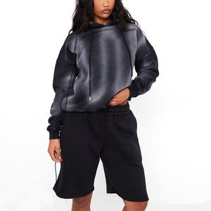 เสื้อฮู้ดผ้าซักกรดสำหรับผู้หญิงเสื้อฮู้ดระบายอากาศกันเป็นขน - Product Image 1