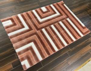 Adiva mejor calidad Jacquard tejido turco polipropileno y poliéster alfombra peluda alfombra para el hogar para sala de estar dormitorio uso - Product Image 4