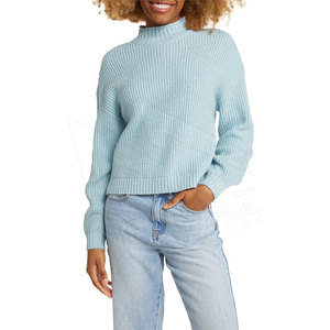 เสื้อสเวตเตอร์ขนสัตว์สำหรับผู้หญิงเสื้อสเวตเตอร์แบบถักแขนยาวแบบมืออาชีพ - Product Image 2