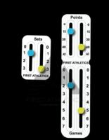 Suivi de score portable et durable pour raquette de padel, facilement montable, personnalisable avec logo sur mesure, toutes saisons, First Athletics FA-SR-020
