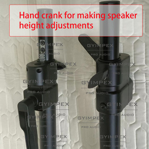 China <strong>Supplier</strong> M35 Pole Mount Speaker <strong>Stand</strong> for Subwoofer <strong>Crank</strong>-Up Adjustable Height Speaker Subwoofer Poles Mount Adapters - Product Image 4