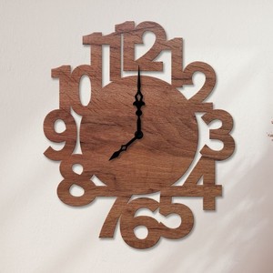นาฬิกาแขวนไม้ตกแต่งหรูหราราราคาดีที่สุดนาฬิกาแขวนไม้คุณภาพสูงสําหรับตกแต่งห้องครัวห้องนอนในบ้าน - Product Image 6