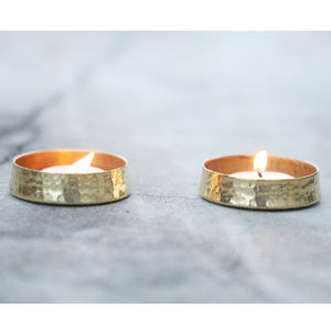 Mini portavelas de cera para té, diseño martillado, hogar y oficina para decoración de candelabro votivo, precio razonable - Product Image 2