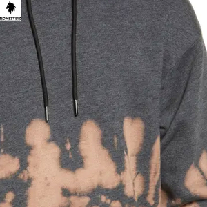 Heavy Cotton French Terry Sudaderas Imprimir Sudadera con capucha Hombres Vintage Acid Wash Sudaderas con capucha desgastadas - Product Image 3