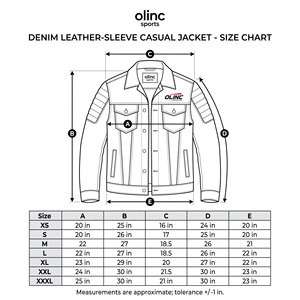 Hunt Gear Men's Casual <b>Denim</b> Jackets & <b>Coats</b> with Leather Sleeves Button Fly Stonewashed Regular Fit Solid Pattern Autumn - Product Image 6
