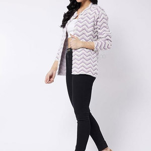 High Quality 100% Cotton Casual Pullover <b>Knitted</b> Sweater Solid Color Warm Inner Layer for Winter Fashion Tops - Product Image 2