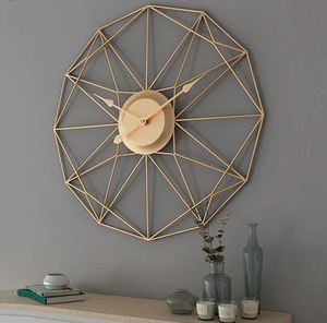 Vente chaude Designer Analogique En Métal Horloge Murale Unique Quartz Mur Art pour La Décoration De La Maison Visage Unique pour Salon Suspendu - Product Image 2