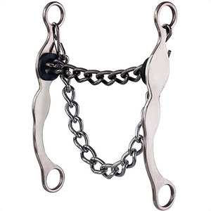 Stainless Steel Roping Horse Bit Chain with Rubber <b>Washers</b> ODM Model PF-120 for Customer Horse Care Needs - Product Image 5