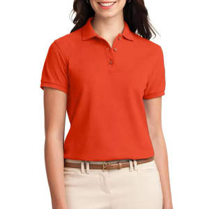Polo de Manga Corta Deportivo Personalizado para Mujer, Transpirable, Elástico, para Golf, Tenis, Suéter de Punto - Product Image 1