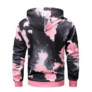 Sweat à capuche tie-dye unisexe surdimensionné, nouvelle mode décontractée streetwear, manches longues pour l'été, l'hiver et l'automne, 100% polyester - Product Image 2