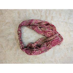 <b>Boho</b> Handmade <b>Headband</b> with Front Knot Recycled Vintage Silk Sari Hair Accessories Sweet Gift Idea - Product Image 3