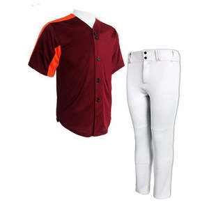 Uniforme de béisbol personalizado para hombre al por mayor para adultos nueva llegada uniformes de béisbol cómodos y transpirables - Product Image 3
