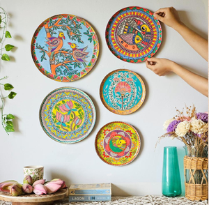 แผ่นติดผนังตกแต่งด้วยศิลปะดอกไม้ชิ้นเดียวที่แขวนผนังทันสมัยสำหรับตกแต่งบ้านศิลปะทางวัฒนธรรมที่หลากหลาย - Product Image 2