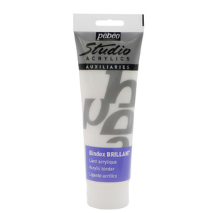 <span class=keywords><strong>Pebeo</strong></span> 500/1000ml Studio Acrylic Blending Auxiliary Bindex Medium pour peinture <span class=keywords><strong>acrylique</strong></span> Fantasy Bright Adhesive - Product Image 2