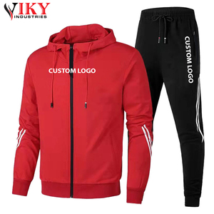Viky Industries-chándales de poliéster con cremallera para hombre, ropa colorida para correr, chándales personalizados para correr - Product Image 2