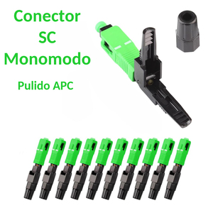Connecteur de fibre optique monomode SC APC - Product Image 1