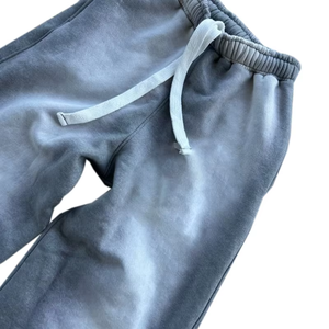 Pantalones Deportivos Holgados para Hombre, 100% Algodón, Cintura Media, Logotipo Bordado, Pantalones Casuales, Cintura Elástica, Ecológicos, Secado Rápido, Felpa - Product Image 2