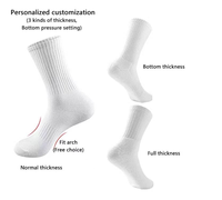 Calcetines Deportivos de Invierno de Algodón y Elastano con Logotipo Personalizado, Calcetines Transpirables con Estampado Digital de Alta Calidad, Diseño Unisex de Punto