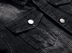 High-Quality Fashion Winter <b>Jackets</b> for <b>Men</b> - Windbreaker, Streetwear, Ripped Vintage Jean <b>Jacket</b>, Distressed Slim Denim <b>Jackets</b> - Product Image 4