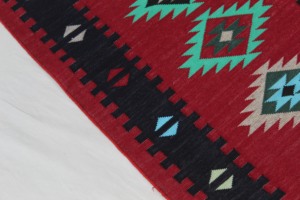 Alfombra de algodón hecha a mano de estilo bohemio para sala de estar y dormitorio fabricante indio - Product Image 4