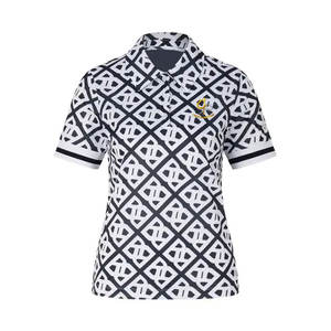 เสื้อโปโลสำหรับผู้หญิงผ้าคอตตอนสีทึบปรับแต่งได้เสื้อแฟชั่นสำหรับ100% 2025 - Product Image 1