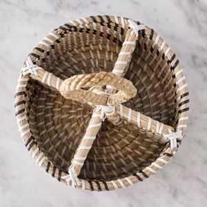 Panier à ustensiles en jonc de mer pour la décoration de la maison Caddy en jonc de mer tissé naturel du Vietnam par Viet Fargimex - Product Image 2