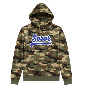 Sudadera con Capucha Camo Zeta Phi Beta Soror, Inspirada en los Fundadores de 1920, Hermandad Griega, Invierno, Impresa, Algodón Premium - Product Image 3