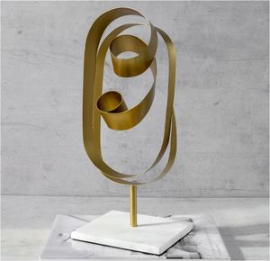 Escultura Metálica de Diseño Personalizado al por Mayor Hecha en India para Decoración del Hogar, Decoración de Mesa, Habitación de Hotel de Lujo, Restaurante - Product Image 6