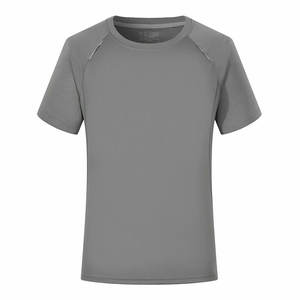 Haute qualité 180g séchage rapide doux respirant maille Sport hommes femmes Logo personnalisé T Fitness filets de course Polyester T-shirt pour hommes - Product Image 1