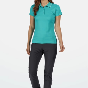 Camisas Polo para Mujer de Diseño Personalizado al por Mayor, Camisas Polo Ajustadas para Mujer con Logotipo Personalizado del Fabricante - Product Image 2