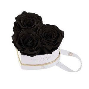 Midnight Mini Chelsea Gift Box with Black Roses for Valentine's Day - Product Image 1