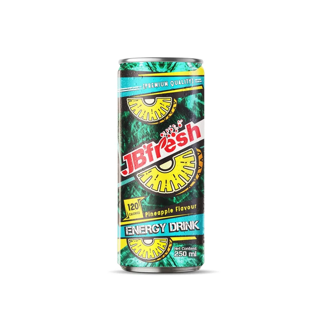 Free Sample 250ml Energy drinks with Pineapple flavor JB'FRESH beverage OEM private label cheap price