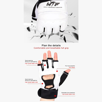 Gants de boxe personnalisés demi-doigts protège-poignets pour adultes et enfants gants d'entraînement de taekwondo élastiques confortables et respirants