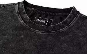 เสื้อยืดโอเวอร์ไซส์ทรงหลวมแบบยูนิเซ็กซ์ ล้างสีแบบแอซิดวอช พิมพ์ลายกราฟิกสตรีทแวร์ตามสั่ง พร้อมลายพิมพ์ดิจิทัล สไตล์วินเทจ - Product Image 5