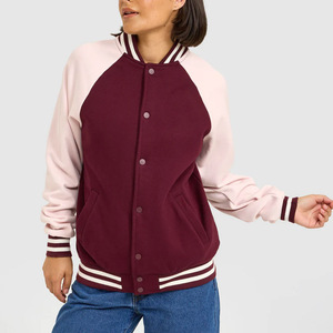 Chaquetas universitarias Unisex para mujer, cortavientos deportivo de lana a prueba de viento impermeable de invierno personalizado, cortavientos de talla grande, algodón largo ecológico - Product Image 1