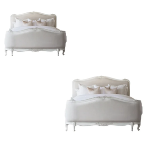 Offre spéciale Lit en bois motifs anciens vintage Prix de gros pour chambre à coucher hôtel villa appartement utilisation directe écologique - Product Image 4