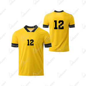 Maillot de football et maillot de football de qualité supérieure Logo personnalisé et numéros Vêtements de sport confortables pour l'entraînement et les matchs de football - Product Image 4
